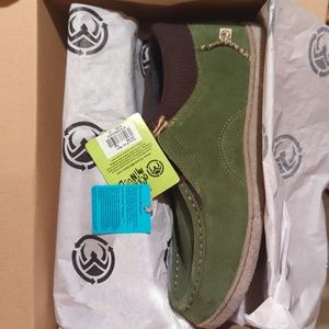 Ocean Minded Dune Rider Green Suede Lace Up Chukka Casual Sneakers Size 12